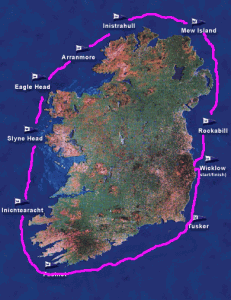 2012 round ireland yacht race map